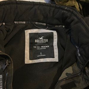The all weather collection Hollister man jacket